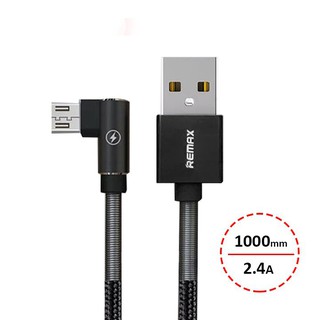 Cáp sạc vải quấn lò xo 2 đầu Micro USB Remax RC-119m