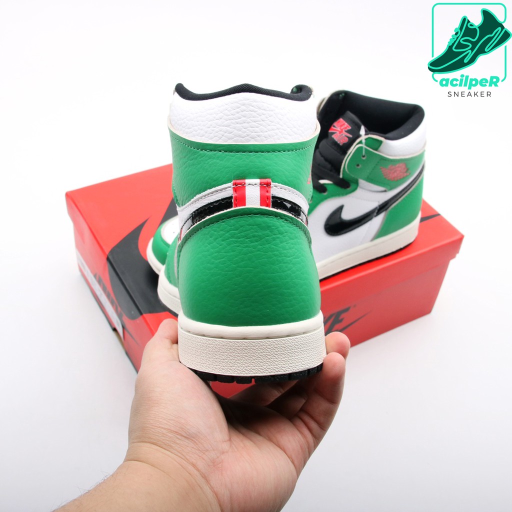 Giày Air Jordan 1 cổ cao AJ1 “Lucky Green” size: 36 36.5 37.5 38 38.5 39 40 40.5 41 42 42.5 43 44 44.5 45 46