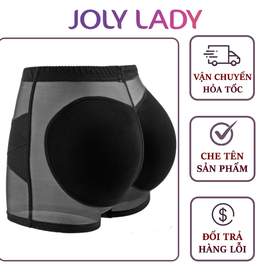 Quần lót nâng độn mông hông gen nịt giảm eo cạp cao đúc su thông hơi dạng đùi JoLy