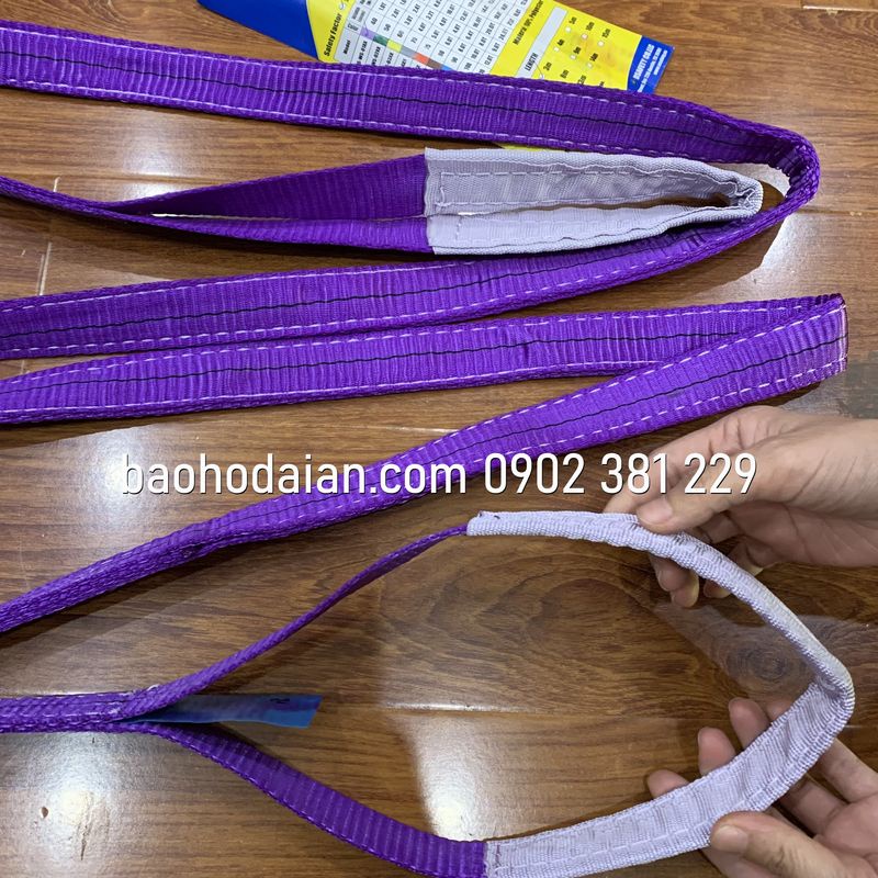 Dây cáp vải cẩu hàng Usafety  loại 1 tấn dài 1m đến 10m