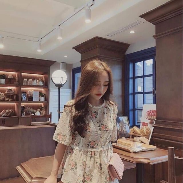 Combo áo sơ mi hoa hồng