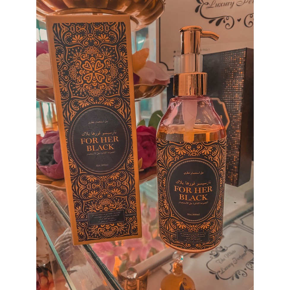 ❤️ SỮA TẮM ❤️ Sữa Tắm Hương Nước Hoa For Her Black Thơm,Mềm Mịn The White Luxury Perfume