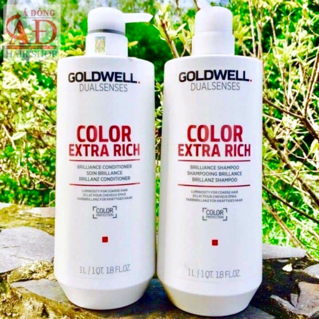 [Chính hãng] [Siêu rẻ] Dầu xả dưỡng màu Goldwell Color Extra Rich 1000ml (ĐỨC)