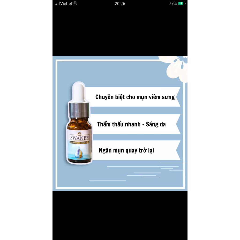 Serum mụn viêm SWANBE