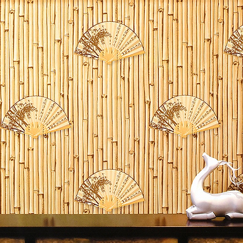 GIẤY DÁN TƯỜNG TRE TRÚC CỔ 3D093 CỦA DS DECOR