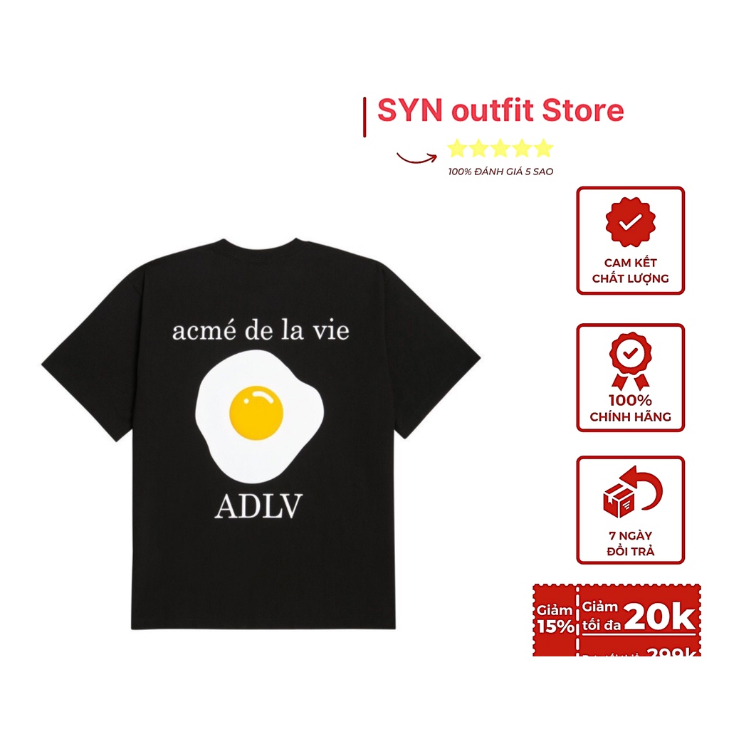 ⚡️ Áo thun ADLV Egg , Trứng  ⚡️