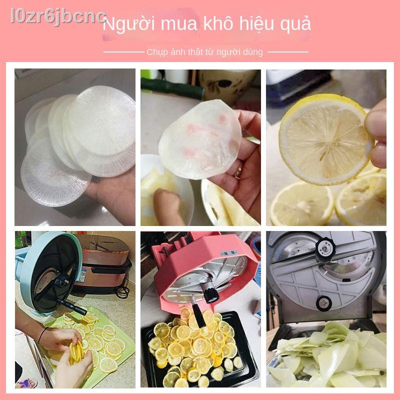 ♗ ♠ ⊕✿Máy thái trái cây quán trà sữa khoai tây cắt lát chanh lang gừng củ sen tay nghệ thuật