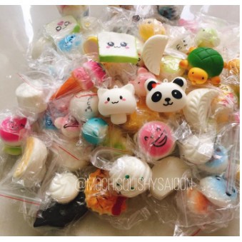 (chú ý)combo sỉ 10 squishy mẫu ngẫu nhiên
