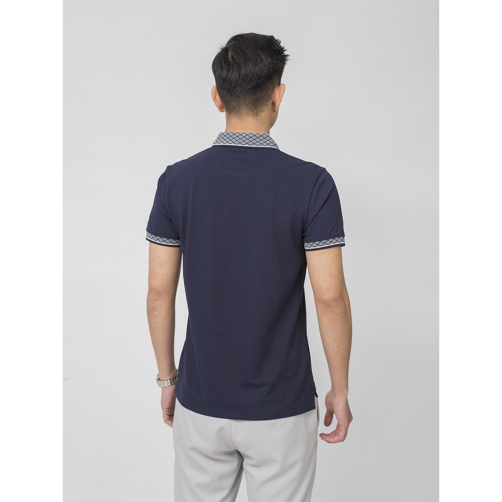 Áo polo nam Aristino phom Slim fit ôm vừa vặn, chất cotton mềm mại, thoáng mát - APS068S9