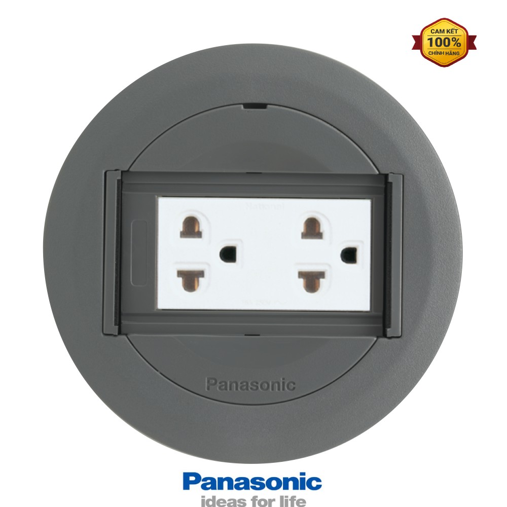 Ổ cắm âm sàn có nắp đậy Panasonic DU81931HTK-1 (loại 3 thiết bị)