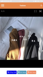 Áo len cổ lọ Hàn Quốc 💙