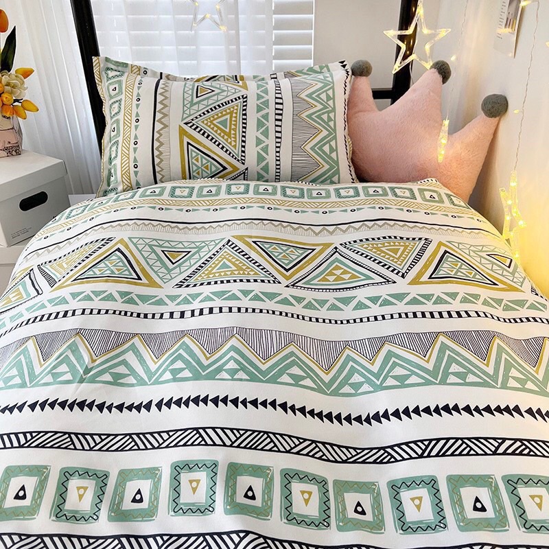 Bộ cotton poly hàn quốc Bo Decor 4 món đủ kích thước
