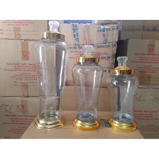 Bình sâm ngâm củ quả nắp vàng 3L; 4L; 6L