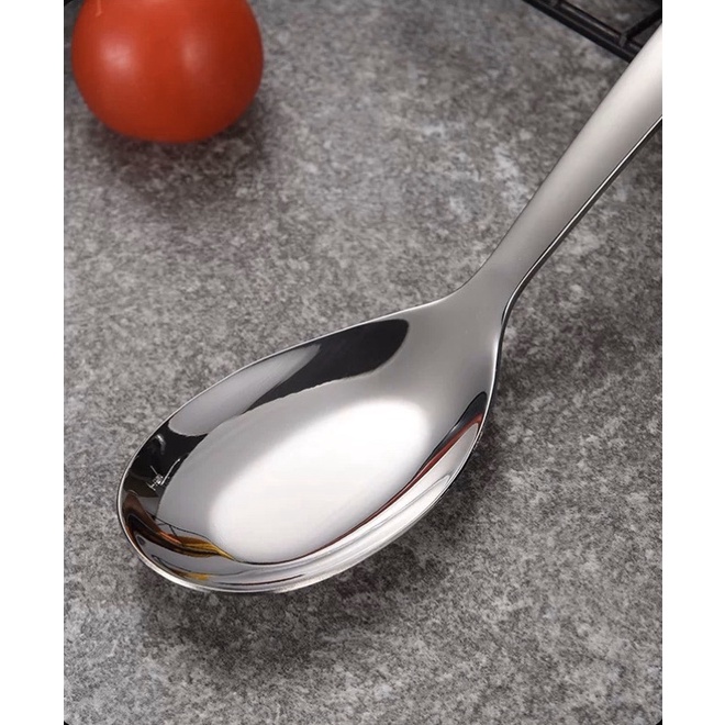 Muỗng thìa ăn cơm inox 304 nhiều màu 2 kích thước