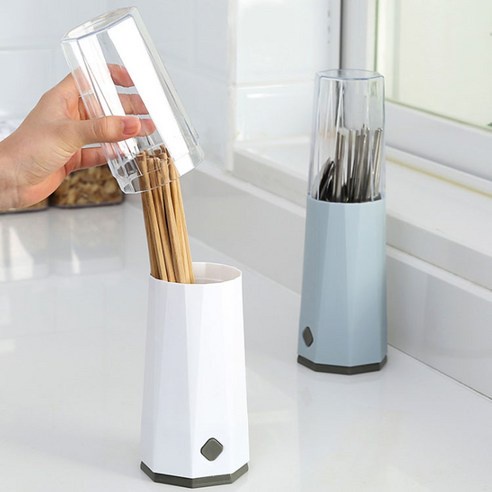 Bộ dụng cụ ăn uống gồm nắp đậy + băng dính màu trắng chống trượt phong cách Hàn Quốc