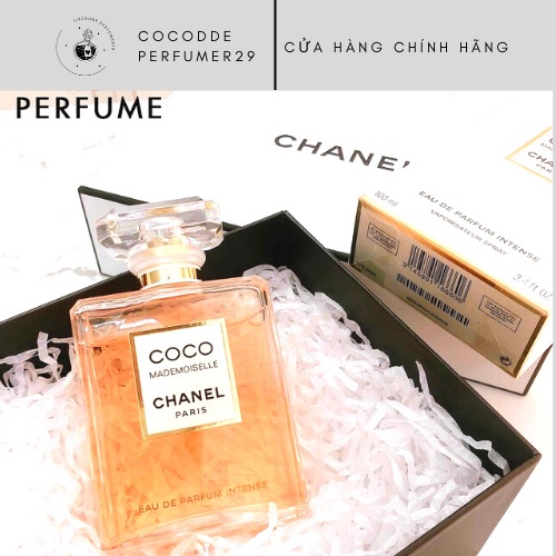 Nước Hoa Nữ Coco Mademoiselle Intense 100ml - Dầu Thơm Coco Mademoiselle Mùi Hương ngọt Ngào quyến rũ