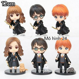 [BỘ 6 EM] Mô hình Chibi HARRY POTTER phù thủy ginny weasley hermione granger