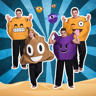 Người Lớn Biểu Tượng Cảm Xúc Trang Phục Hóa Trang Tiệc Giáng Sinh Halloween Vui Vẻ Biểu Tượng Cảm Xúc Cosplay Dễ Thương Lễ Hội Trang Phục