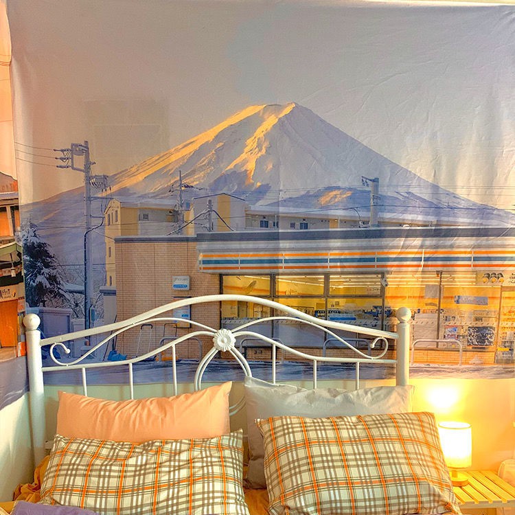 Thảm Treo Tường Trang Trí In Hình Phong Cảnh Độc Đáo