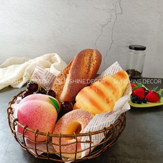 Túi Xi Măng Túi Kraft Đựng Bánh Mì Phụ Kiện Chụp Ảnh Picnic
