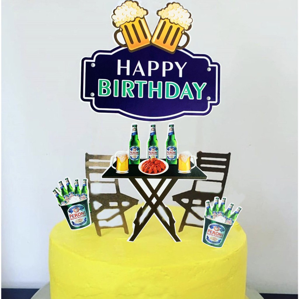 Set que cắm bàn tiệc trang trí bánh kem