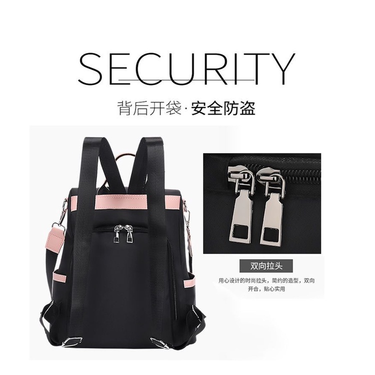 Ba Lô Du Lịch Vải Canvas Chống Thấm Nước Dành Cho Nữ