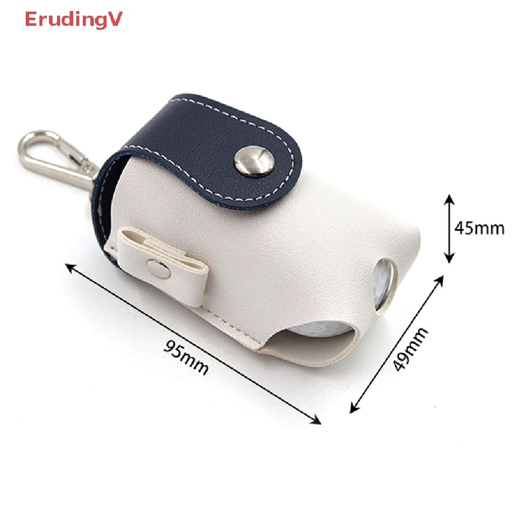 [ErudingV] Túi Da PU Đựng Bóng golf mini Màu Hồng Đeo Thắt Lưng Dùng Làm Quà Tặng Cho Bạn Bè