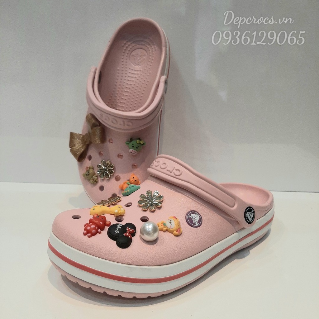 (Chính Hãng) Dép Sục Crocs Band Chính Hãng Tặng Kèm Stickers (bảng màu 1)  - Crocs House
