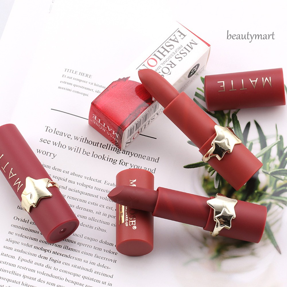 [Hàng mới về] Son kem màu lì lâu trôi chống thấm nước không dính trọng lượng 3..4g