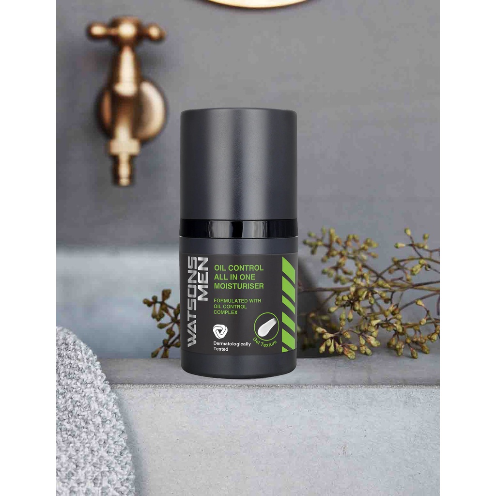 Kem Dưỡng Ẩm Watsons Men Oil Control All In One Moisturiser Kiểm Soát Dầu Nhờn 50ml