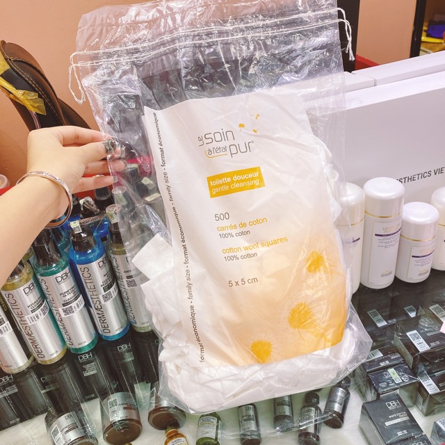 BÔNG TẨY TRANG SOIN PUR  - SIÊU TO KHỔNG LỒ