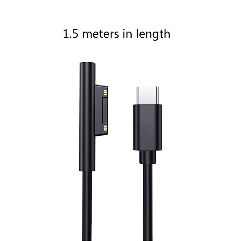 Cáp Sạc Usb C Cho Máy Surface Pro 7 / 6 / 54 / 3