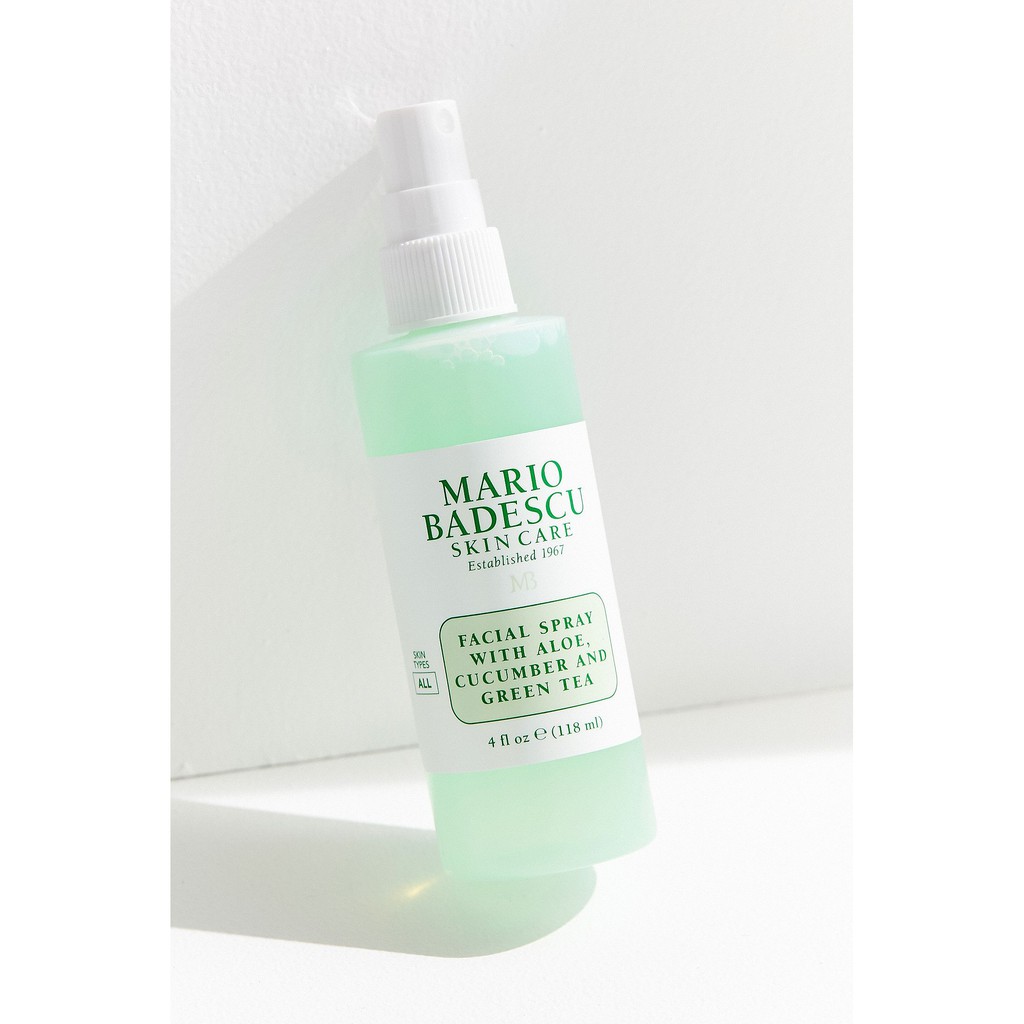 Nước hoa hồng dạng xịt Mario Badescu 4 loại Rose, Lavender và cucumber, Orange