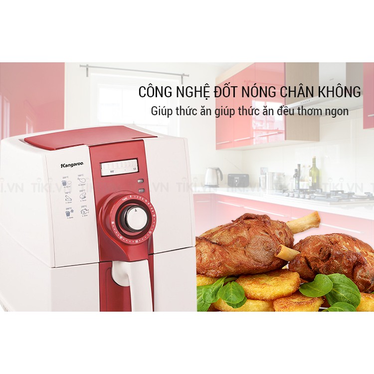 [SALE SỐC] Nồi Chiên Không Dầu KANGAROO KG20F2  2L