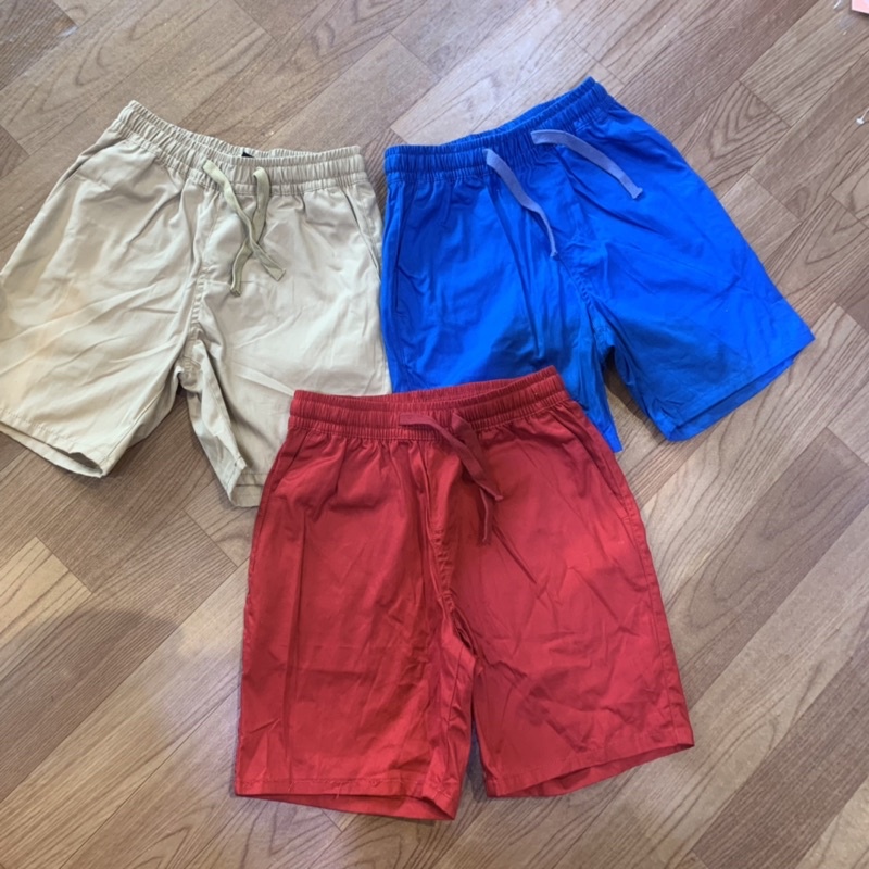 Quần short kaki mềm bé trai, hàng lên từ vải dư, trơn