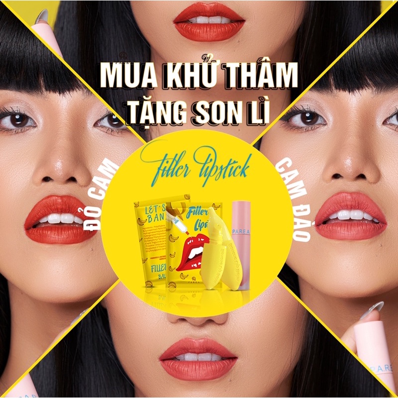 Son khử thâm collagen son chuối Filler Lipstick tặng kèm son kem | BigBuy360 - bigbuy360.vn