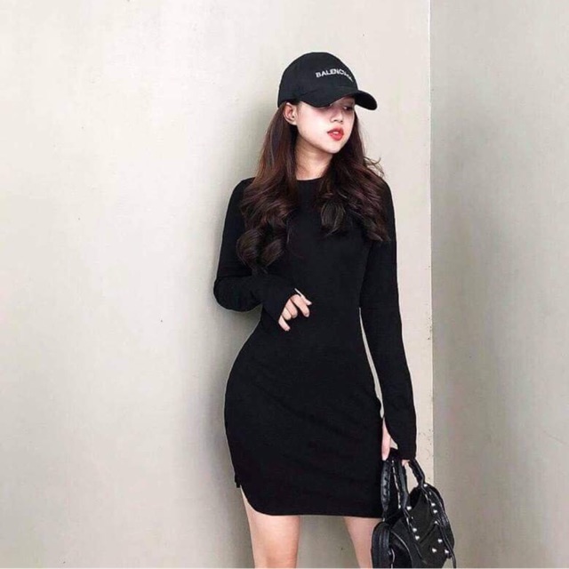 Váy body xỏ ngón