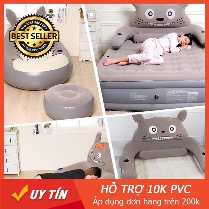 [Mã LIFEBKA5 giảm 10% tối đa 1 Triệu đơn 500k] GIƯỜNG HƠI CAO CẤP 1m2 x 2m (Tặng kèm bơm điện , gối và phụ kiện)