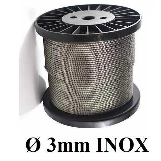 Dây cáp inox 304 phi 2mm - 3mm - 4mm TÍNH THEO MÉT NHA QUÝ DỊ - Cơ Khí Liên Sơn