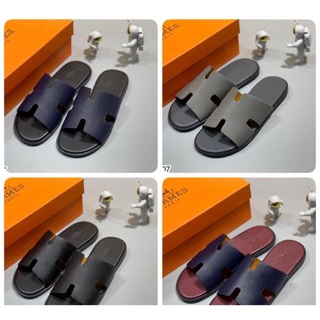 Dép thời trang nam quai ngang hm 4 màu siêu hót - dép hm nam full box xịn xò