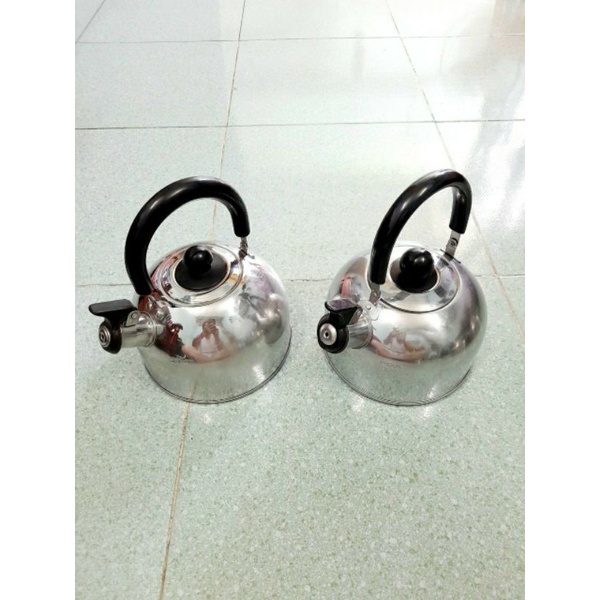 Ấm đun nước inox Nhật có còi hú nước sôi. Hàng Nhật khỏi chê chất lượng
