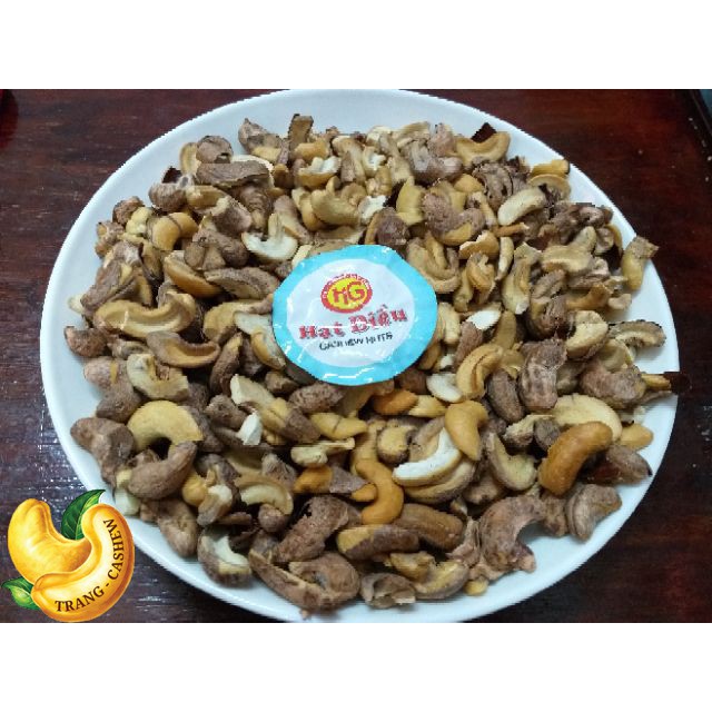 [GIÁ SỈ] 500gr hạt điều rang muối vỏ lụa loại vỡ - ÉP CHÂN KHÔNG (EP500) | BigBuy360 - bigbuy360.vn