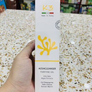 K3 AOSACLEANSER GEL RỬA MẶT DA NHỜN