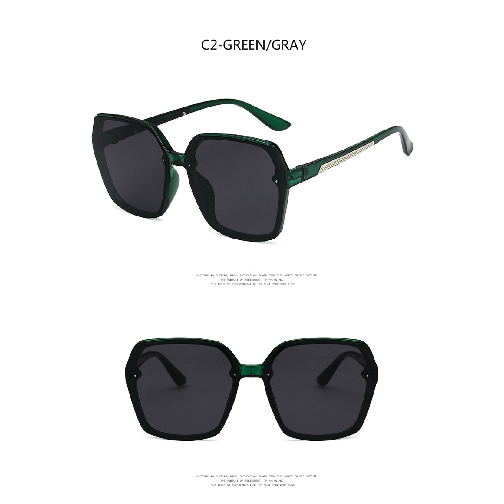 Kính mát Khung vuông lớn xu hướng Hàn Quốc 2020 nam tính và khí chất mới