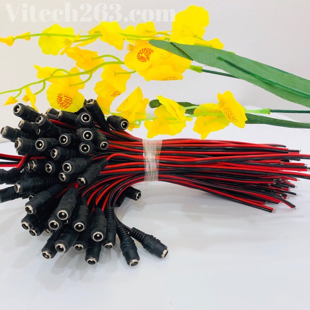 Combo 100 Dây Nguồn DC Đầu Cái Như Hình , GIÁ SIÊU RẺ