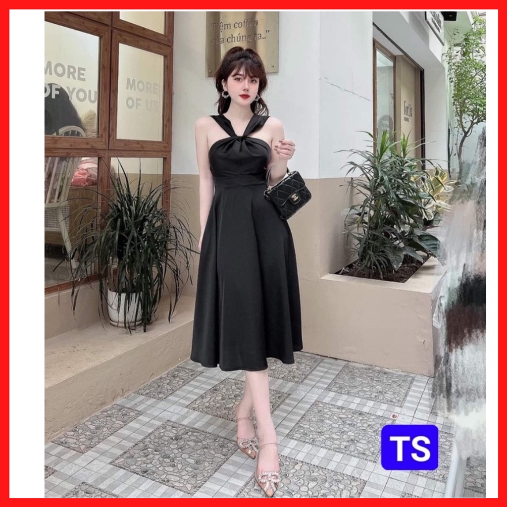 đầm thiết kế, đầm xòe dự tiệc dáng dài xoắn ngực công chúa | BigBuy360 - bigbuy360.vn