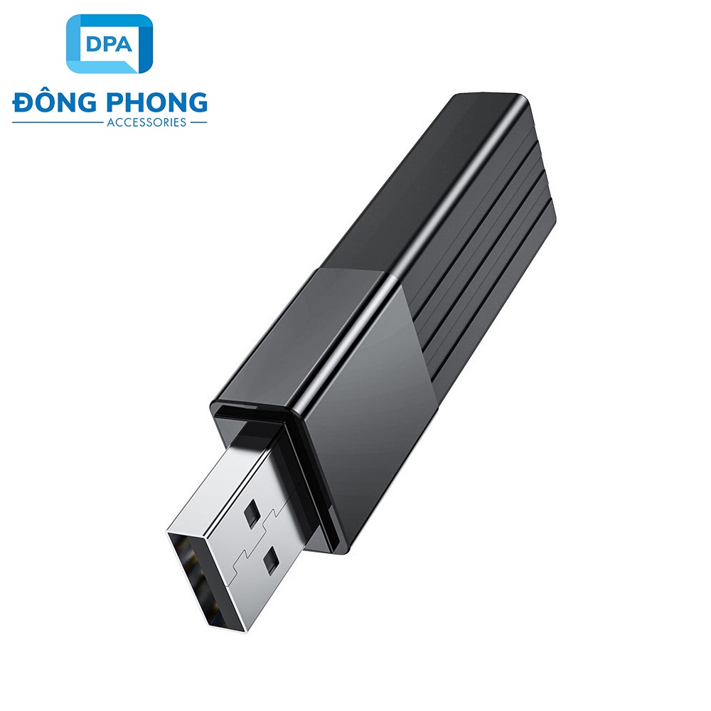 Đầu Đọc Thẻ Nhớ 2.0 Hoco HB20 Chính Hãng, Khe Cắm Thẻ SD &amp; Micro SD