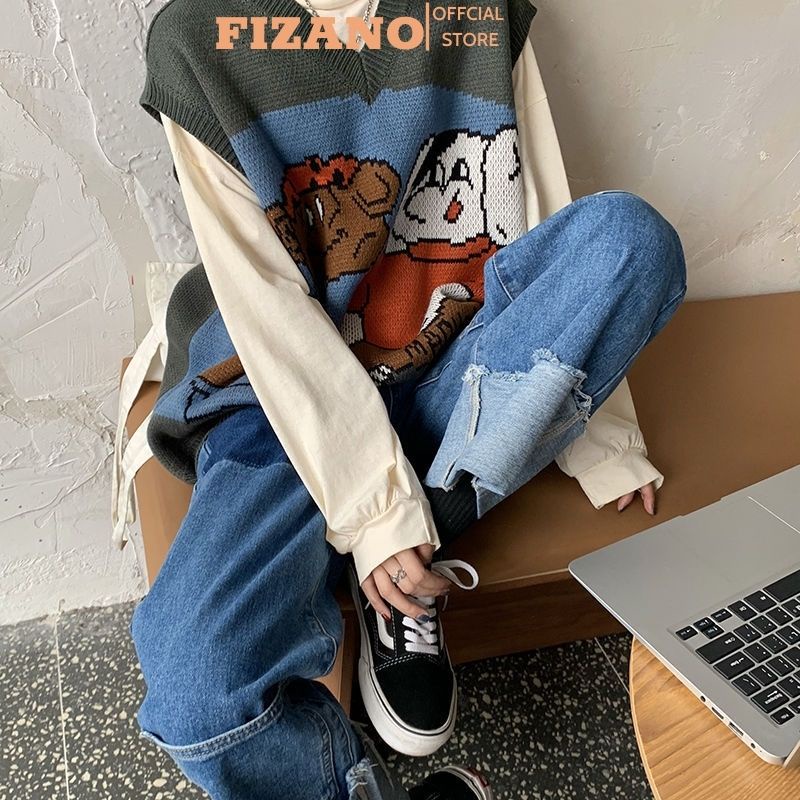 Áo len nữ kiểu dệt kim dài tay D.i.s.n.e.y hàng Quảng Châu cao cấp loại 1 FIZANO M1.195