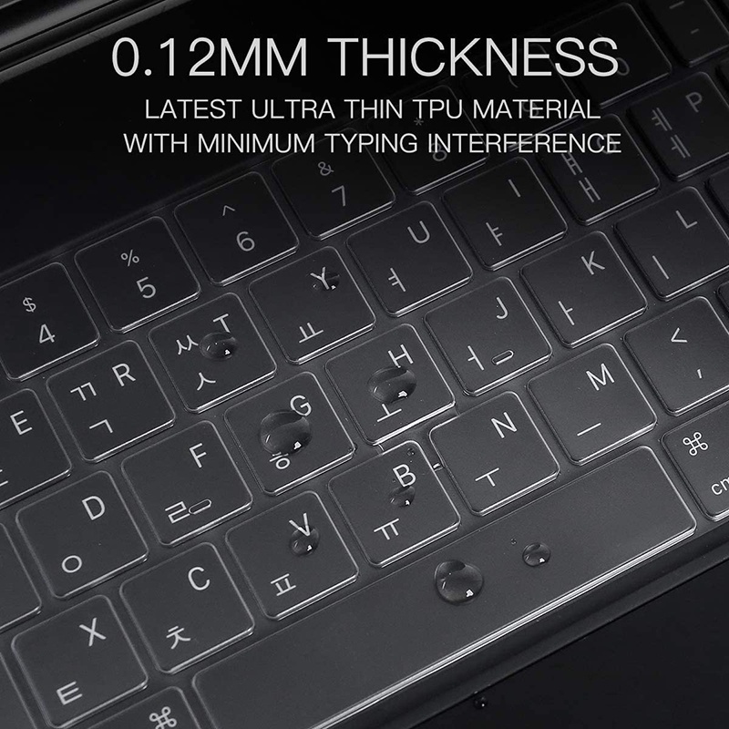 Air 4 Pro 11 Pro 12.9 inch Miếng Phủ Bàn Phím TPU Siêu Mỏng Cho Bàn Phím Ma Thuật Keyboard