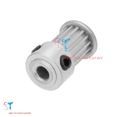 Pulley Bánh Răng Nhôm MXL16 16 Răng Bản Rộng Đai 11MM Trục 5MM